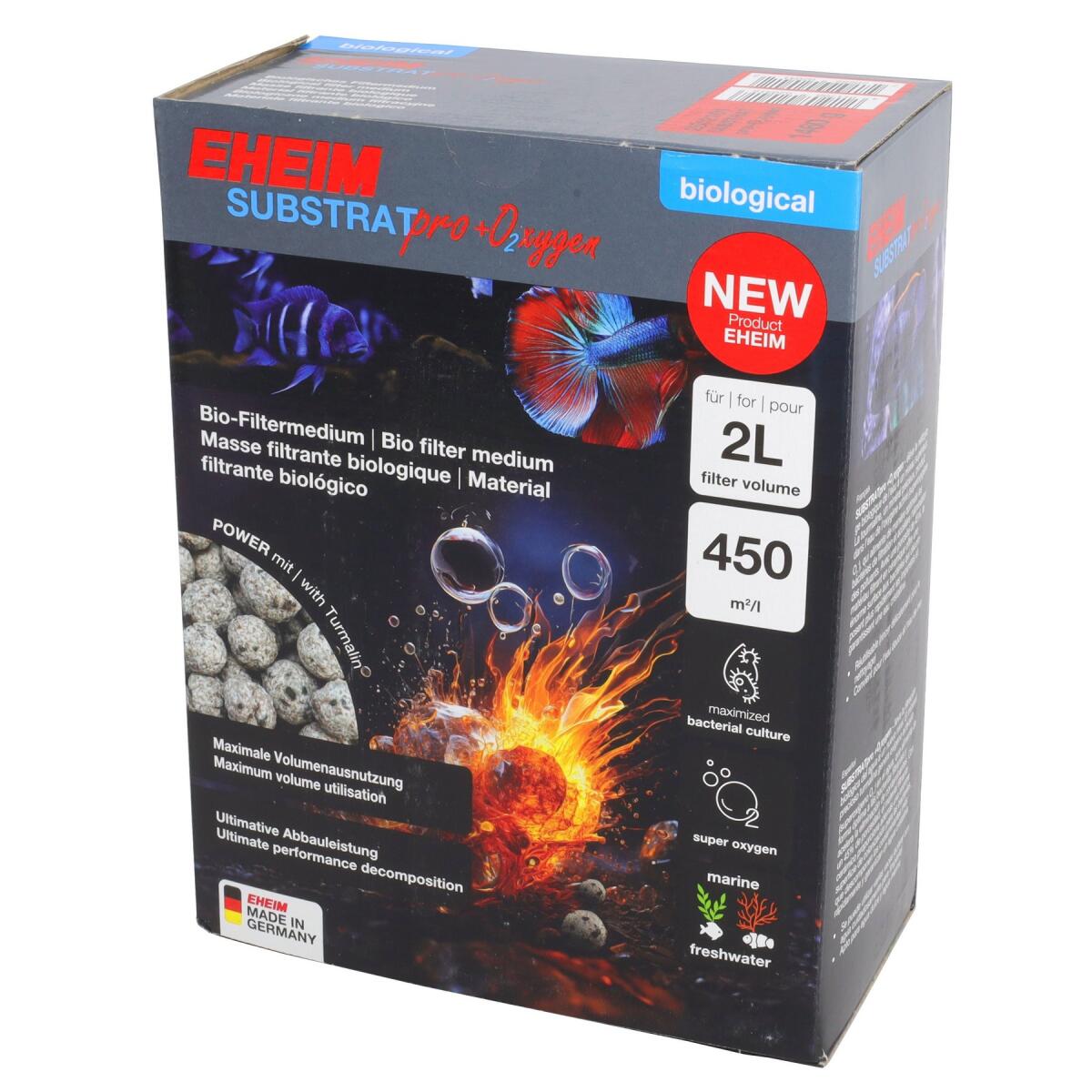 Наповнювач для біологічної фільтрації Eheim Substrat pro+O2xygen 2л. (2512101)
