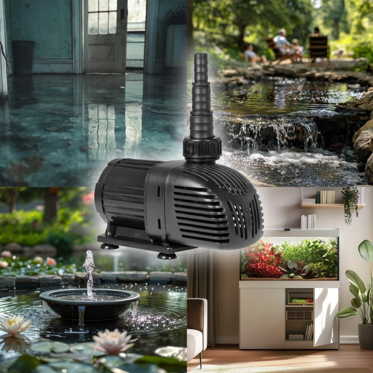 Енергоефективний насос для ставка Kruger Meier StreamPulse Pond 4000 л/год із захистом