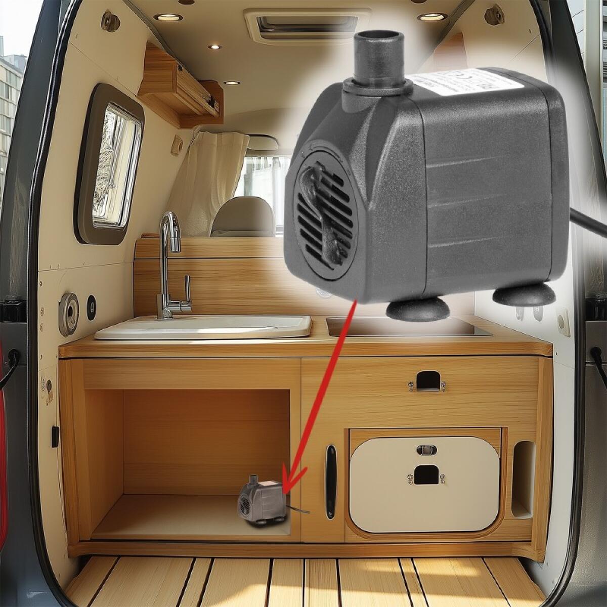 Помпа підйомна Kruger Meier HydroSpark 850 — міні насос 12V, 650 л/год