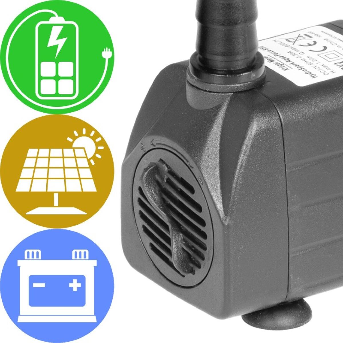 Помпа підйомна Kruger Meier HydroSpark 1750 — міні насос 12V, 1500 л/год