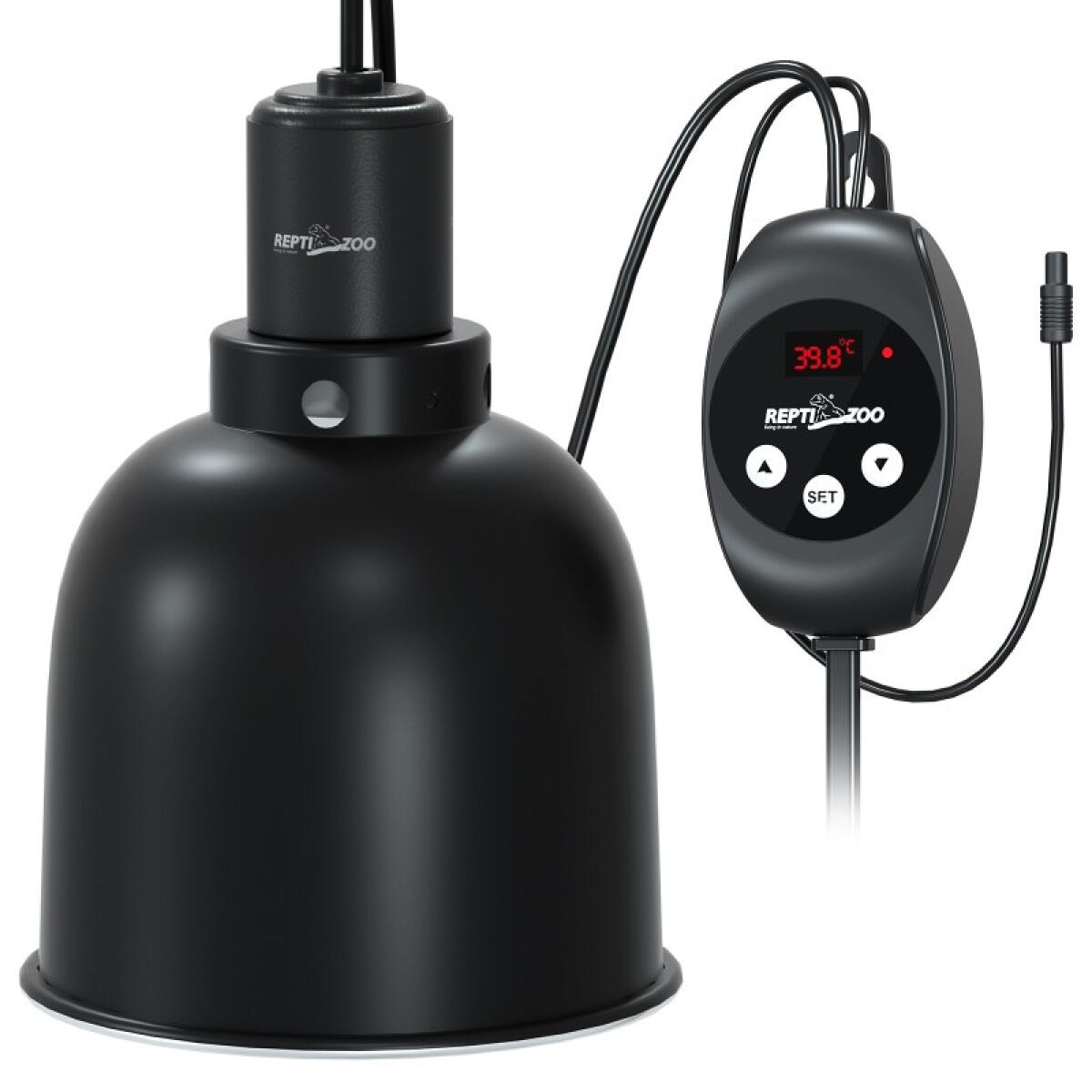 Світильник з глибоким рефлектором і термостатом Repti-Zoo RL04DTC 100W, з функцією dimming для тераріуму