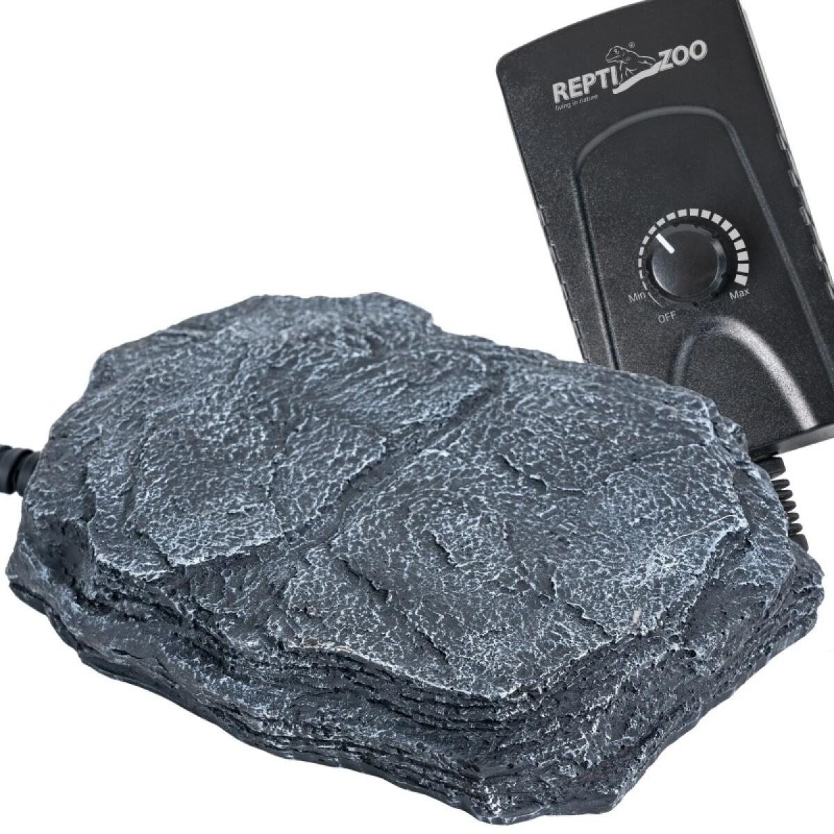 Нагрівальний камінь з регулятором температури Repti-Zoo Dimmer Heat Rock 12W 20x27x3 см (AHR0612P) для тераріумів