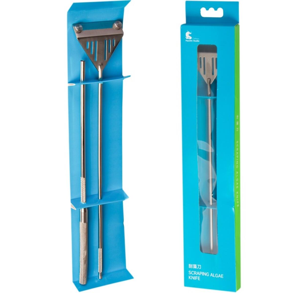 Скребок для акваріумного скла Chihiros Algae Scraper 65 см з нержавіючої сталі з 10 змінними лезами