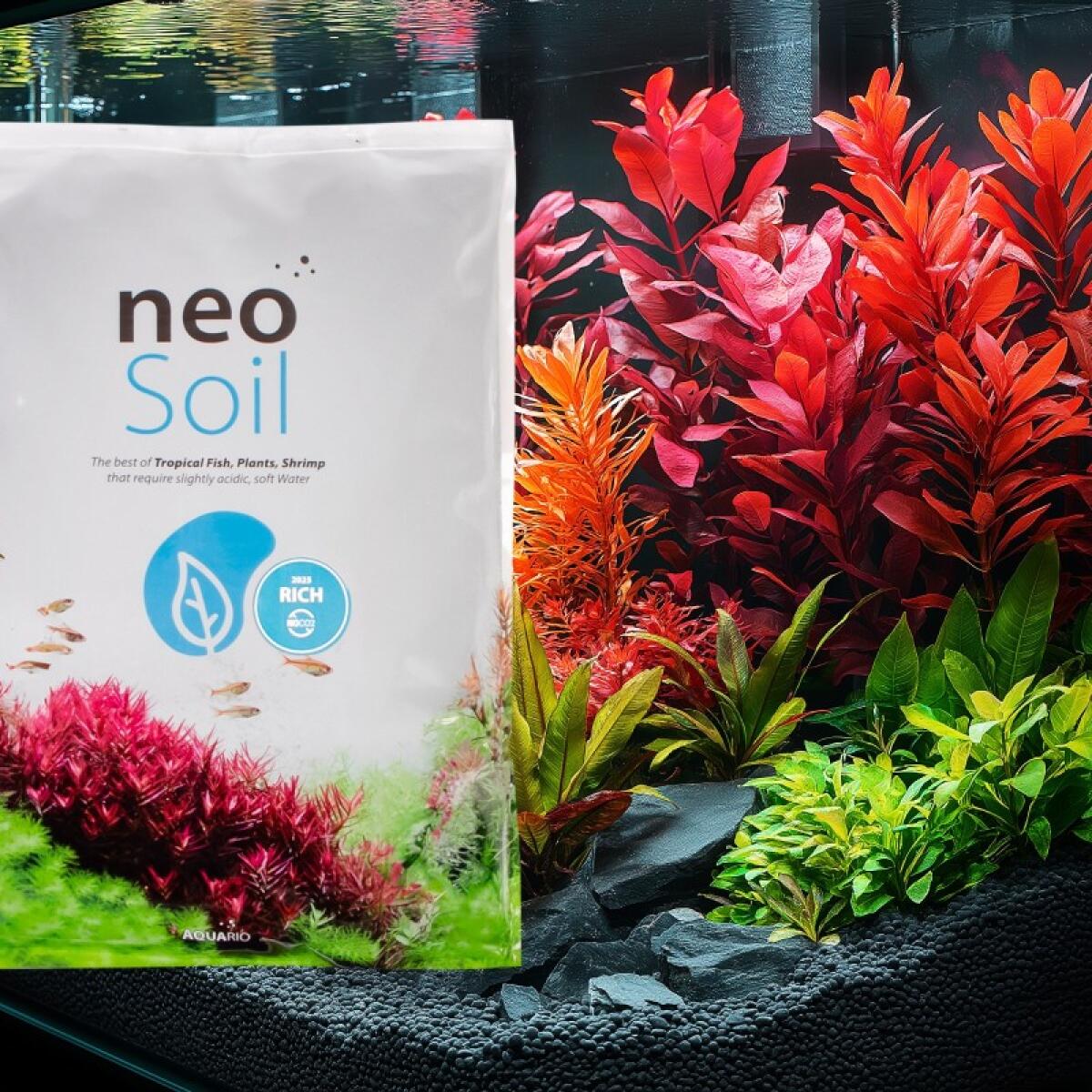 Грунт активний для акваріуму Neo Soil Plant No CO2 RICH 8л. - без потреби у CO₂
