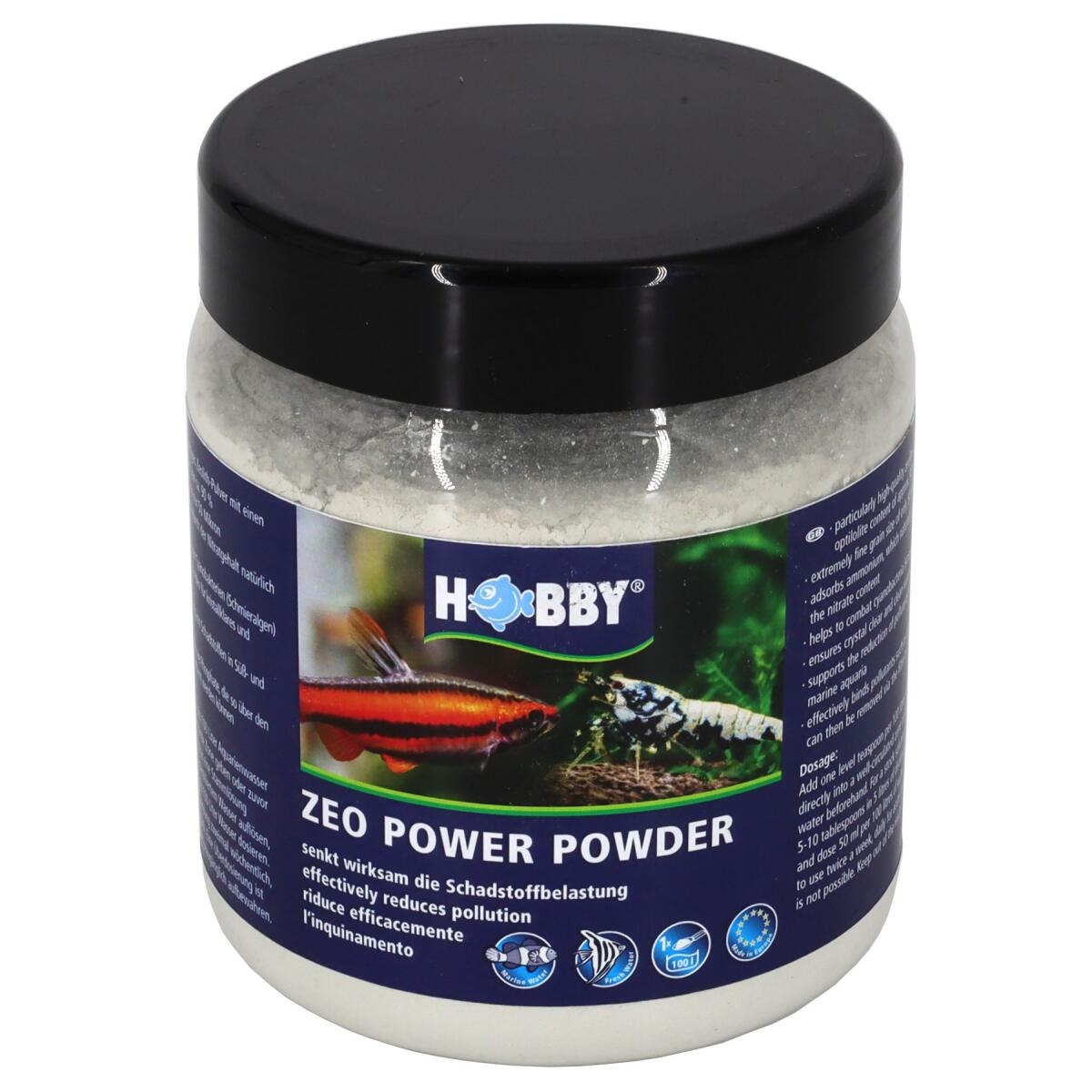Цеолитный порошок для очистки аквариума Hobby Zeo Power Powder 350г (51072)