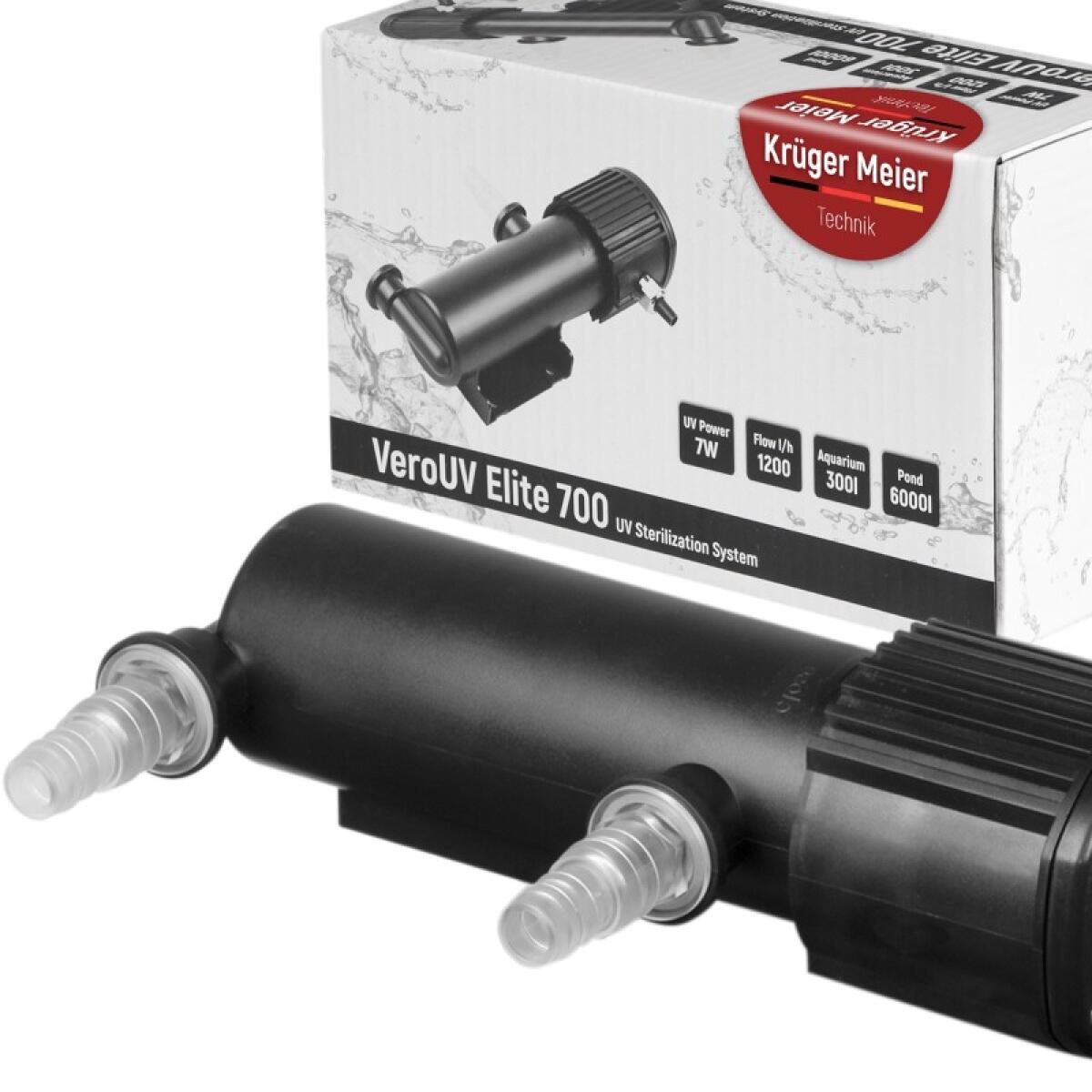 Стерилізатор Kruger Meier VeroUV Elite 700 7W для акваріумів до 300 л і ставків до 6000 л