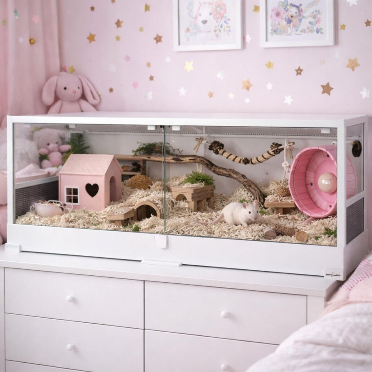 Тераріум Repti-Zoo 120x45x45см для рептилій, амфібій, гризунів та черепах (RK0222UW)