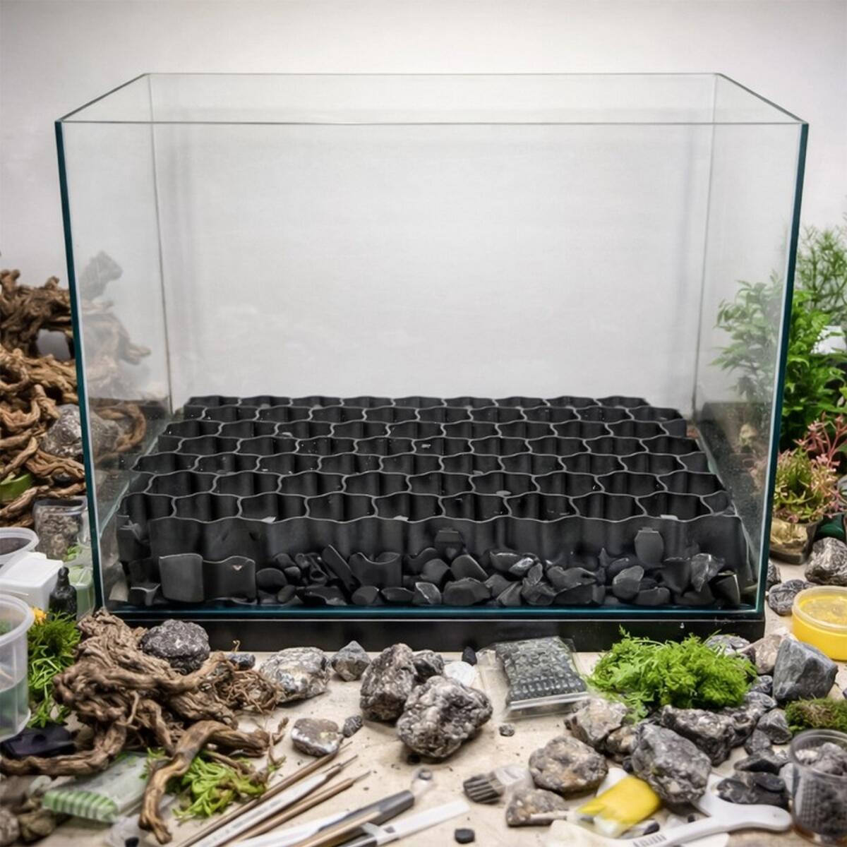 Решітка під ґрунт Kruger Meier Hardscape Grid 60x40 см для захисту дна акваріум