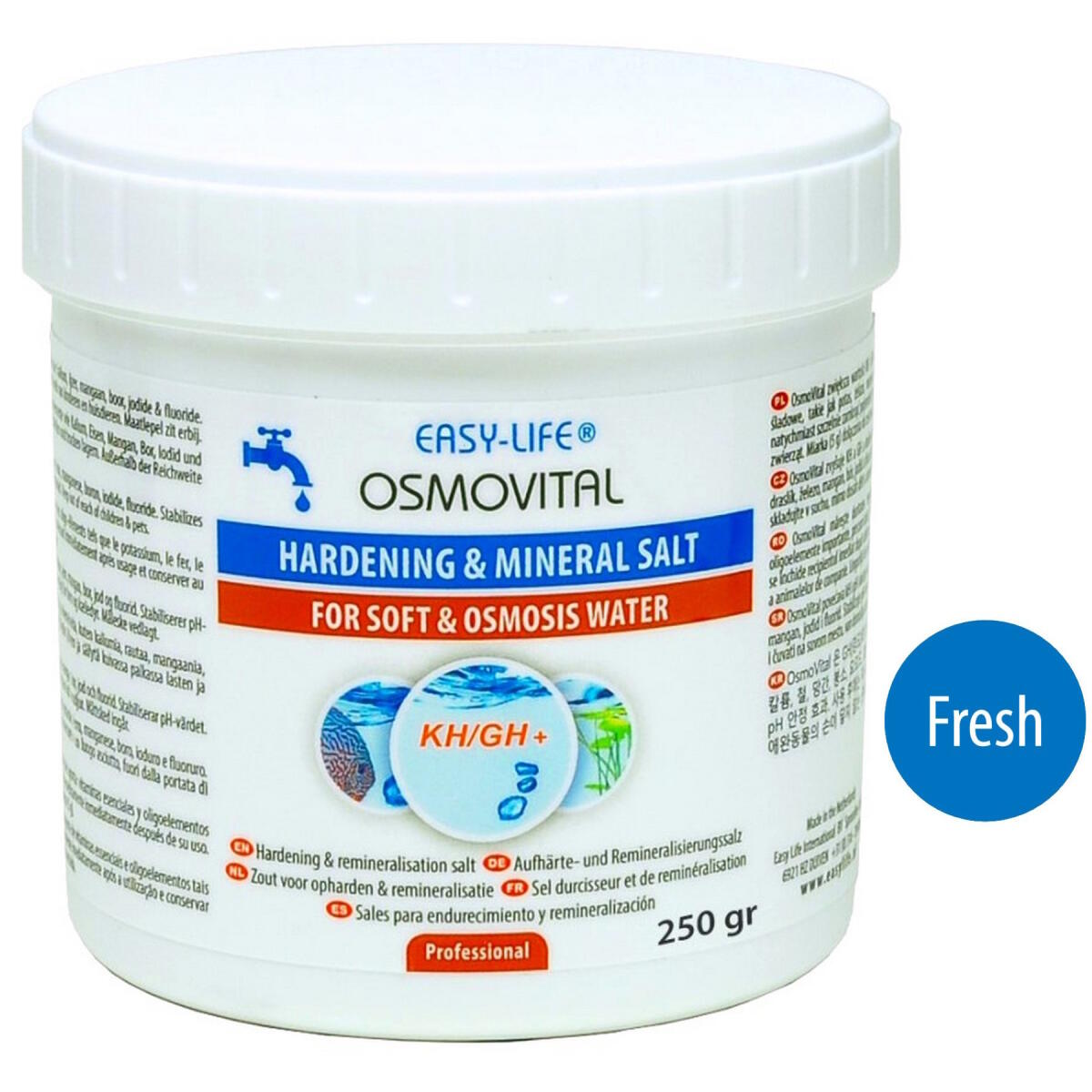 Мінеральна сіль для ремінералізації осмосної води Easy-Life OsmoVital 250г (OSM0250) підвищення KH і GH