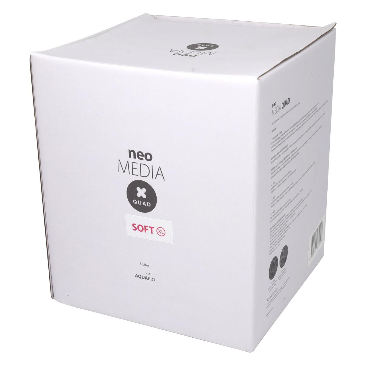 Наповнювач для біофільтрації зі зниженням pH Aquario Neo Media Soft XL Premium Quad 5 л