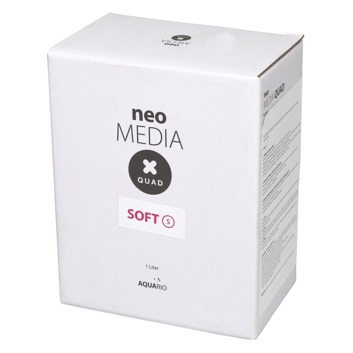 Наповнювач для біофільтрації зі зниженням pH Neo Media Soft S Premium Quad 1 л