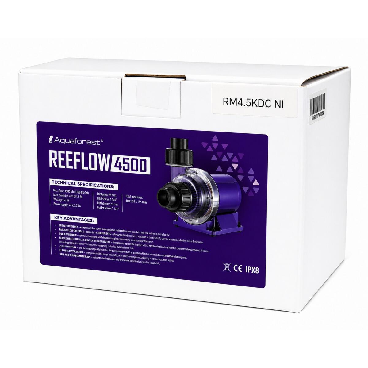 Циркуляційний насос Aquaforest AF Reeflow 4500 для морського та прісноводного акваріума
