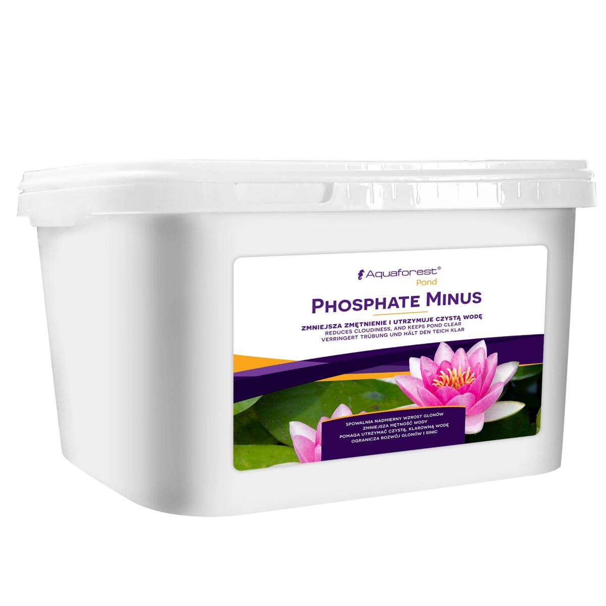 Наповнювач для зниження фосфатів у ставку Aquaforest Phosphate Minus POND 1л