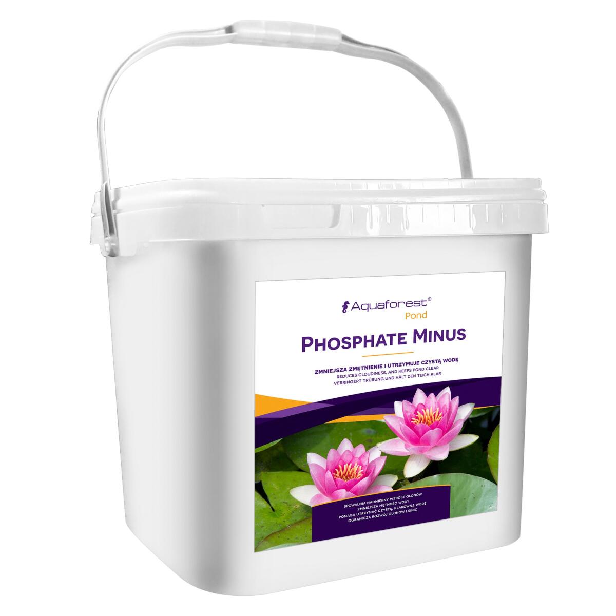 Наповнювач для зниження фосфатів у ставку Aquaforest Phosphate Minus POND 5л