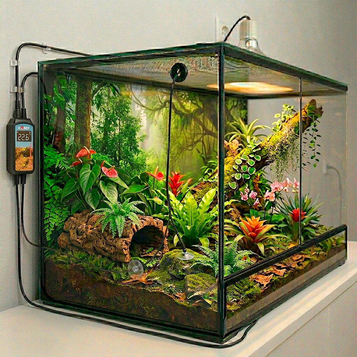 Терморегулятор для тераріуму та інкубатора Hobby Biotherm Thermo Control 300 Вт (10886)