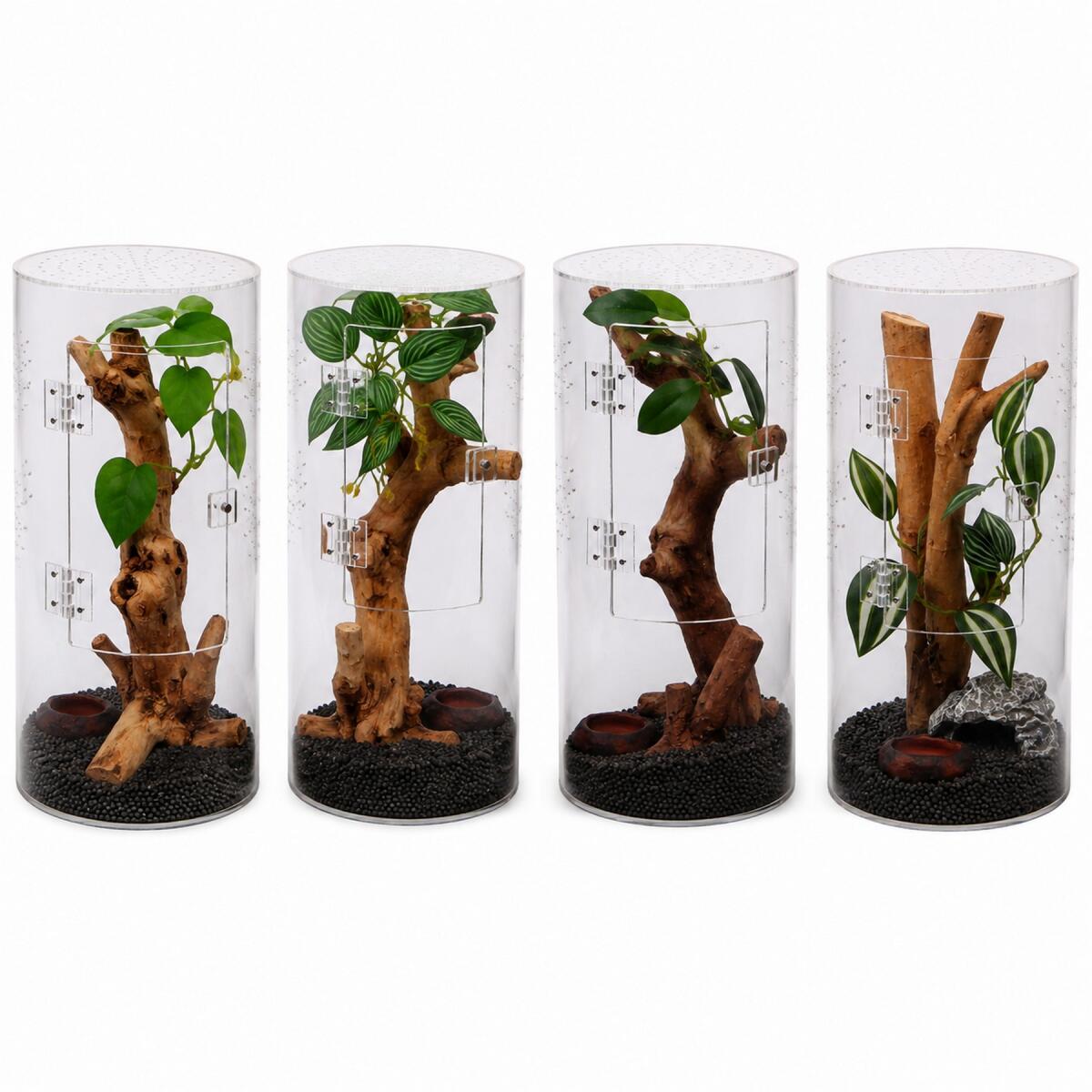 Тераріум для комах та павуків Hobby Terra Fix & Easy Insect Line 15×15×30 см акриловий 360° (36028)