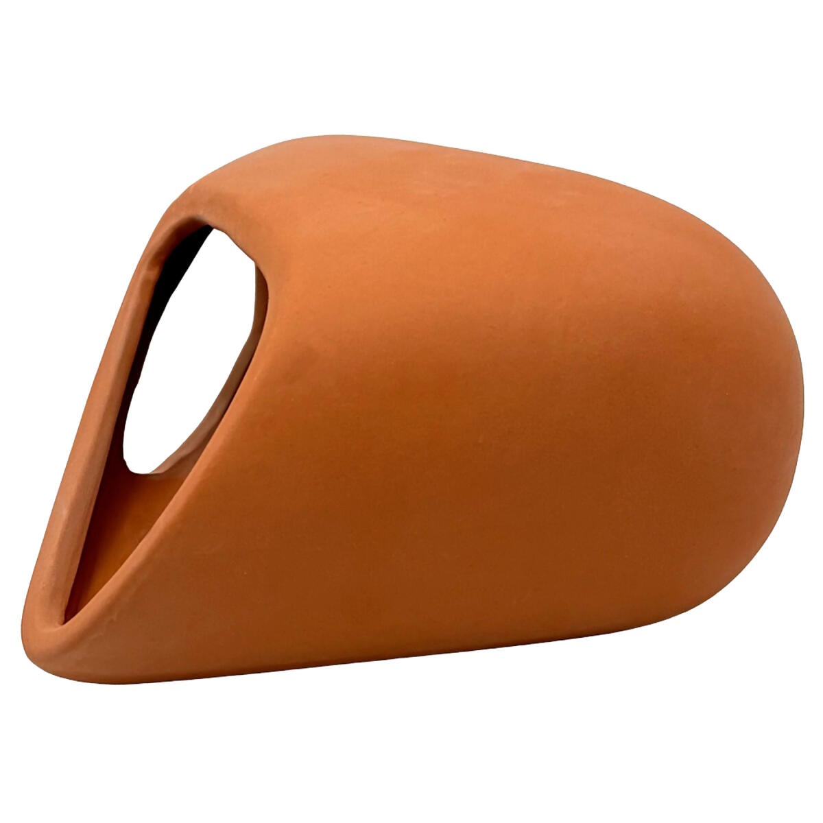 Декорація Hobby Wave Cave 2 red 17x16x8,5 см - керамічне укриття для риб і креветок в акваріумі (41659)