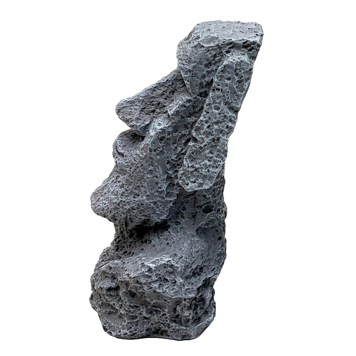 Декорація Hobby Moai Ora 1 12,5×11,5×17,5 см - статуя Моаї з укриттям для акваріума і тераріуму (41716)
