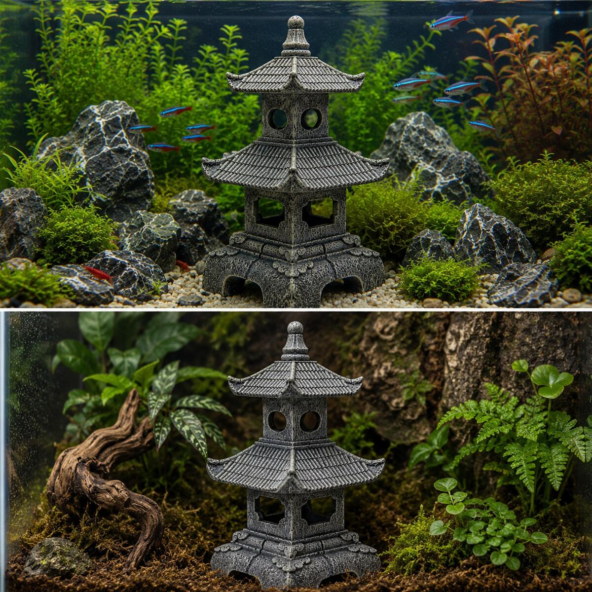 Декорація Hobby Senso Temple 11×11×19см для акваріума і тераріуму (41731)