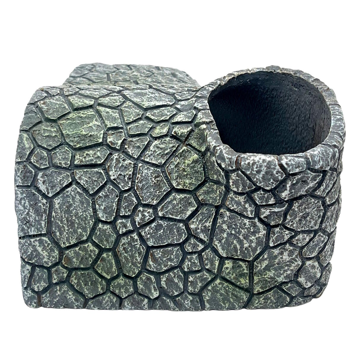 Декорація Hobby Cracked Rock Cave 2 19x14x8см для акваріума і тераріуму (41793)