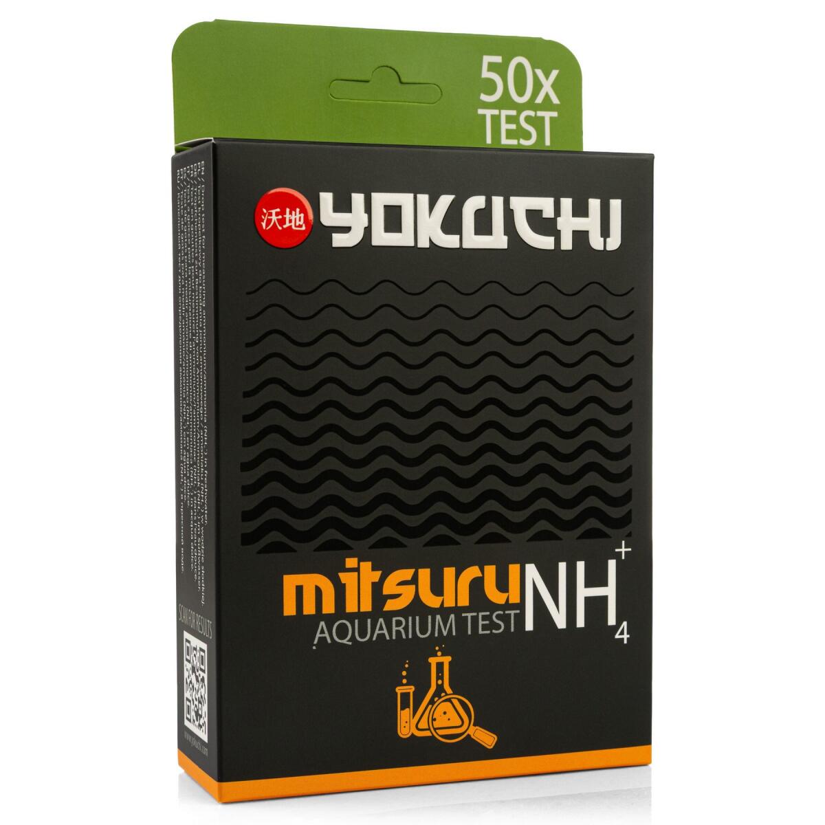 Тест на амоній в акваріумі Yokuchi Mitsuru Aquarium Test NH4, 50 тестів