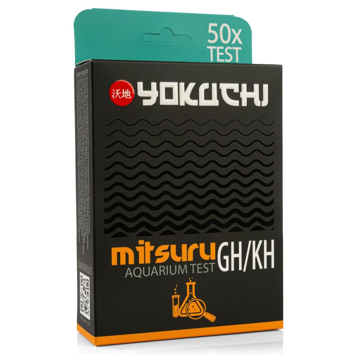 Тест жорсткості води GH, KH Yokuchi Mitsuru Aquarium Test GH/KH 50 тестів