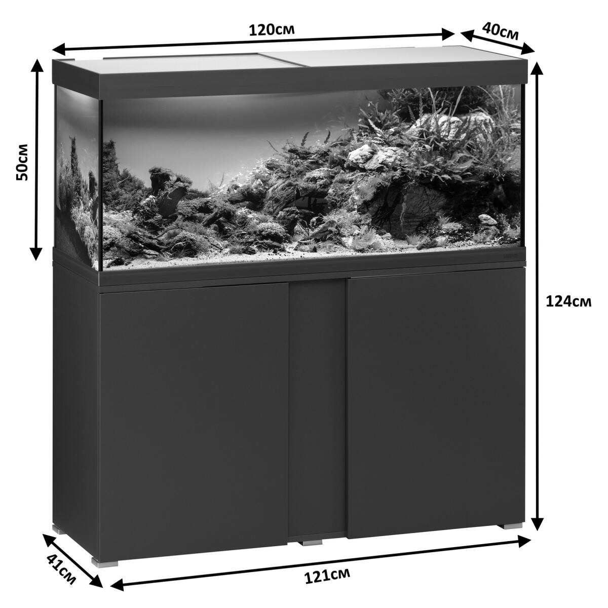 Акваріумний комплект Eheim vivaline LED 240 1x16.3W (LED) білий з тумбою (0613063)