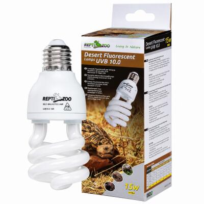 Люминесцентная лампа Repti-Zoo Desert Lamp 10.0 UVB 15W для пустынных и тропических рептилий (CT1015)