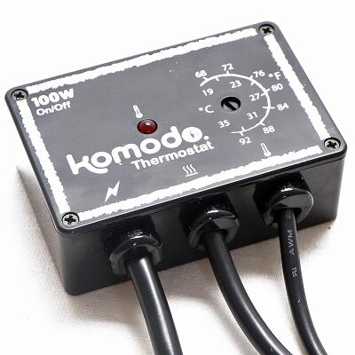 Аналоговий димер термостат Komodo Dimmer Thermostat 100W для нагрівального кабелю або мати