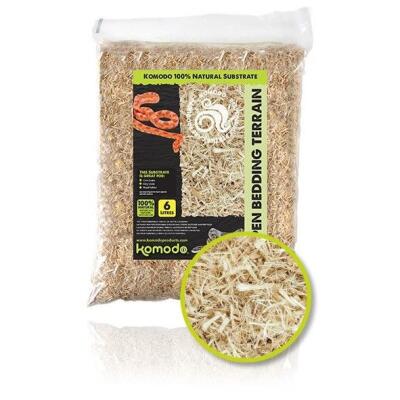 Субстрат из осинового дерева Komodo Aspen Bedding 6л (U46035) для змей, рептилий и грызунов