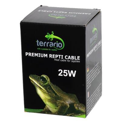 Нагрівальний кабель Terrario Premium Repti Cable 25W 5м для тераріуму з силіконовим покриттям