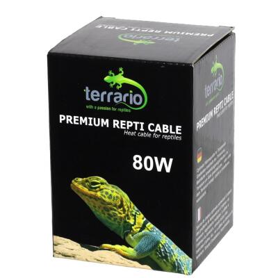 Нагрівальний кабель Terrario Premium Repti Cable 80W 9м для тераріуму з силіконовим покриттям