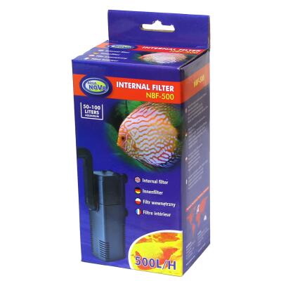 Внутрішній фільтр для акваріума Aqua Nova до 100л. 500л/год (NBF-500)