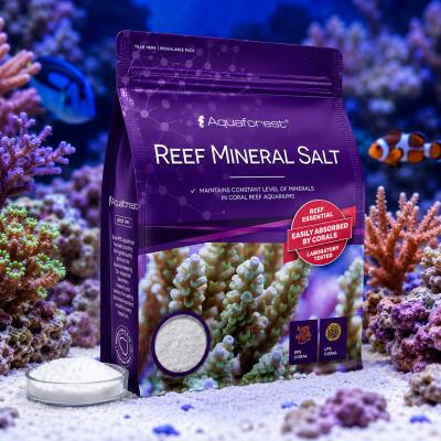 Сіль не містить (NaCl) хлорид натрію Aquaforest Reef Mineral Salt 800г (730303)