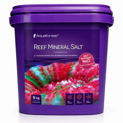 Соль не содержащая (NaCl) хлорид натрия Aquaforest Reef Mineral Salt 5кг (730310)
