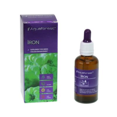 Залізо для морського акваріума Aquaforest Iron 50 мл – концентрована добавка для інтенсивного зеленого забарвлення коралів