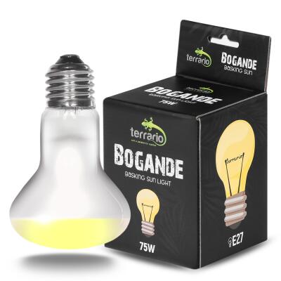 Лампа точкового нагріву Terrario Bogande Basking Sun Light 75w з UVA-променями для рептилій і тераріумів