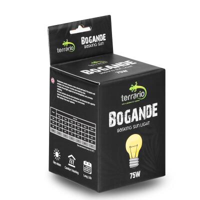 Лампа точкового нагріву Terrario Bogande Basking Sun Light 75w з UVA-променями для рептилій і тераріумів