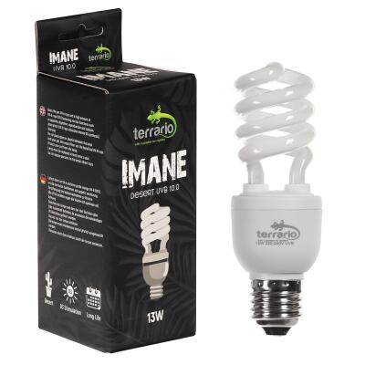 Люминесцентная лампа Terrario Imane Desert UVB 10.0 13W для пустынных рептилий, агам и черепах