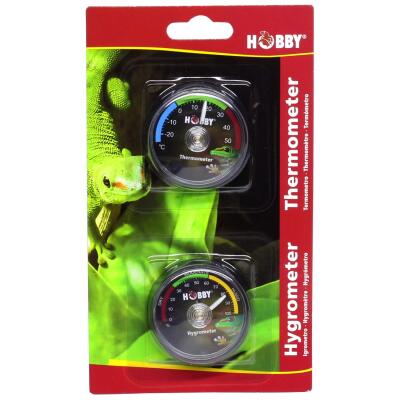 Гігрометр, термометр Hobby Analog Hygrometer/Analog Thermometer (36210) для тераріуму