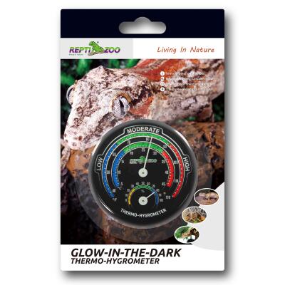 Гигрометр - аналоговый термометр Repti-Zoo Glowing Thermo / Hygrometer (RHT04)