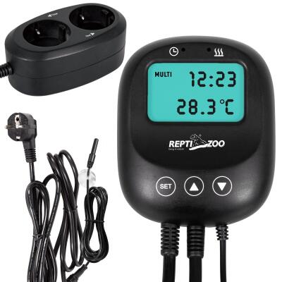 Цифровой термостат с таймером Repti-Zoo Digital Thermostat & Timer (THC20) для террариумов и аквариумов
