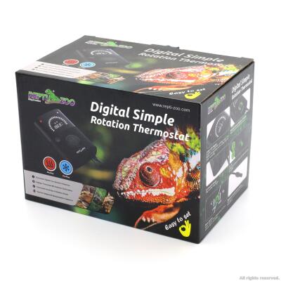 Цифровий термостат Repti-Zoo THC24 для тераріуму або акваріума (нагрів і охолодження, 1000 Вт)