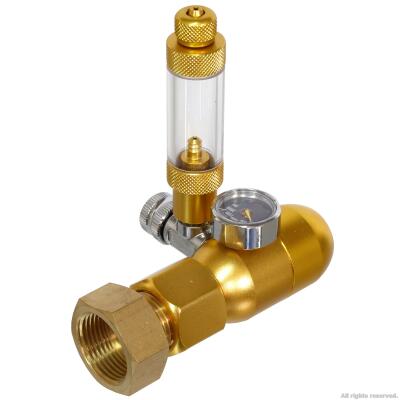 Переходник с CO2 баллона 3/4" (ГОСТ 26.4 мм) на редуктор W21.8мм