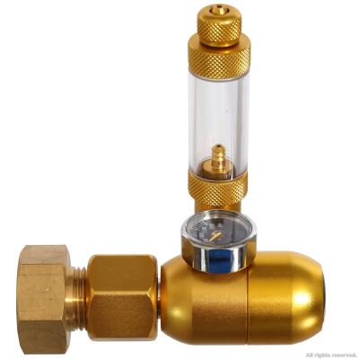 Переходник с CO2 баллона 3/4" (ГОСТ 26.4 мм) на редуктор W21.8мм