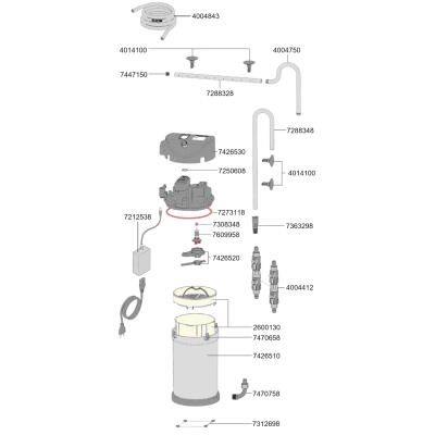 Зовнішній фільтр Eheim classicVARIO+e 250 Wi-Fi (2214020)