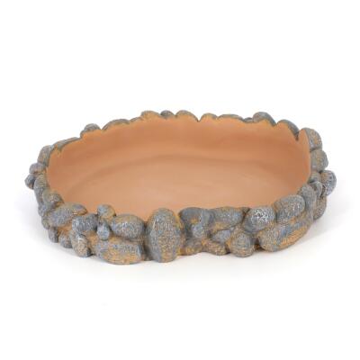 Поилка для рептилий Hobby Drinking bowl Pebbles M 21x16x3,5см (36401)
