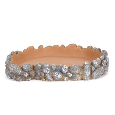 Поилка для рептилий Hobby Drinking bowl Pebbles L 25x21x4см (36402)