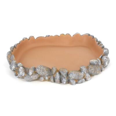 Поилка для рептилий Hobby Drinking bowl Pebbles L 25x21x4см (36402)