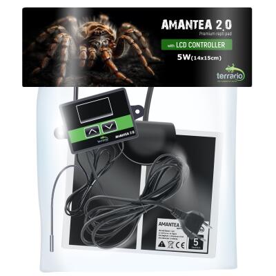 Нагрівальний мат з термостатом Terrario Amantea 2.0 5W 14x15см